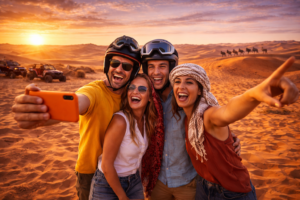 group fun desert safari